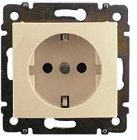 Розетка с заземлением без рамки Legrand Valena 1-м. слоновая кость картинка